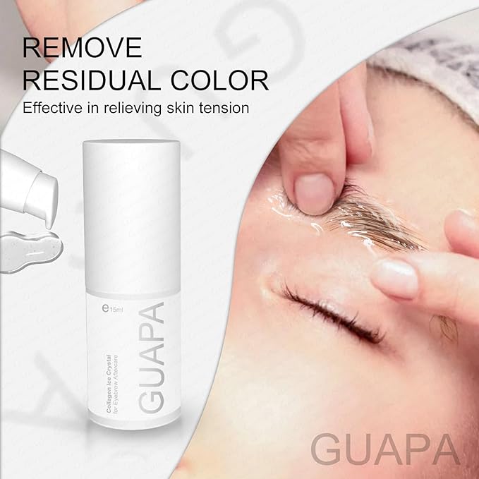 Collagen Ice Crystal Repair Gel pentru sprâncene – gel calmant și protector după pmu