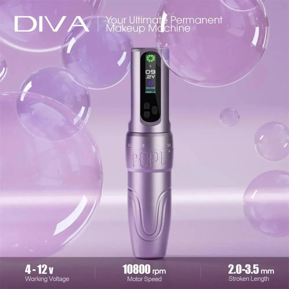 POPU DIVA VEZETÉK NÉLKÜLI MIKROPIGMENTÁCIÓS KÉSZÜLÉK