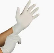WHITE POWDER-FREE LATEX GLOVES