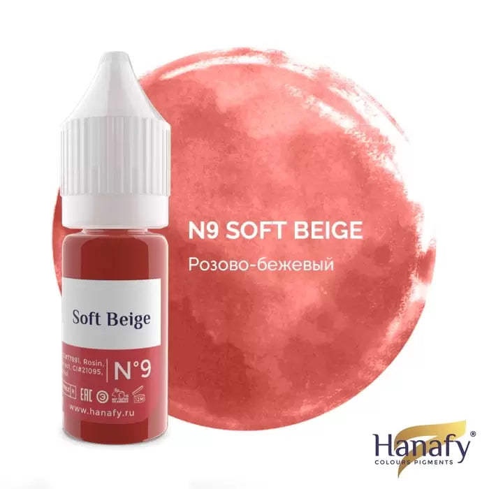 PIGMENT HANAFY BUZE NR.9 PUHA BÉZS