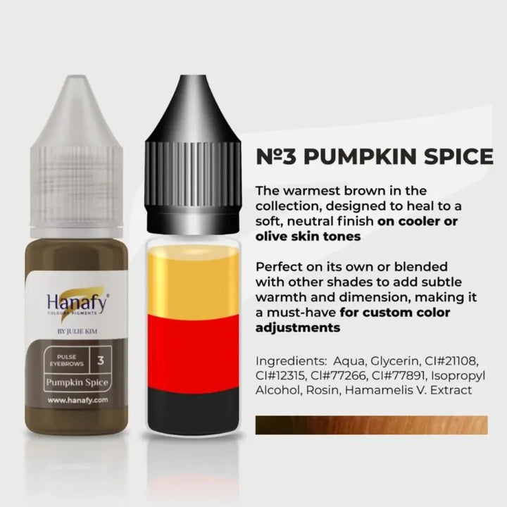 HANAFY EYEBROWS PIGMENT NO. 3 PUMPKIN SPIKES
